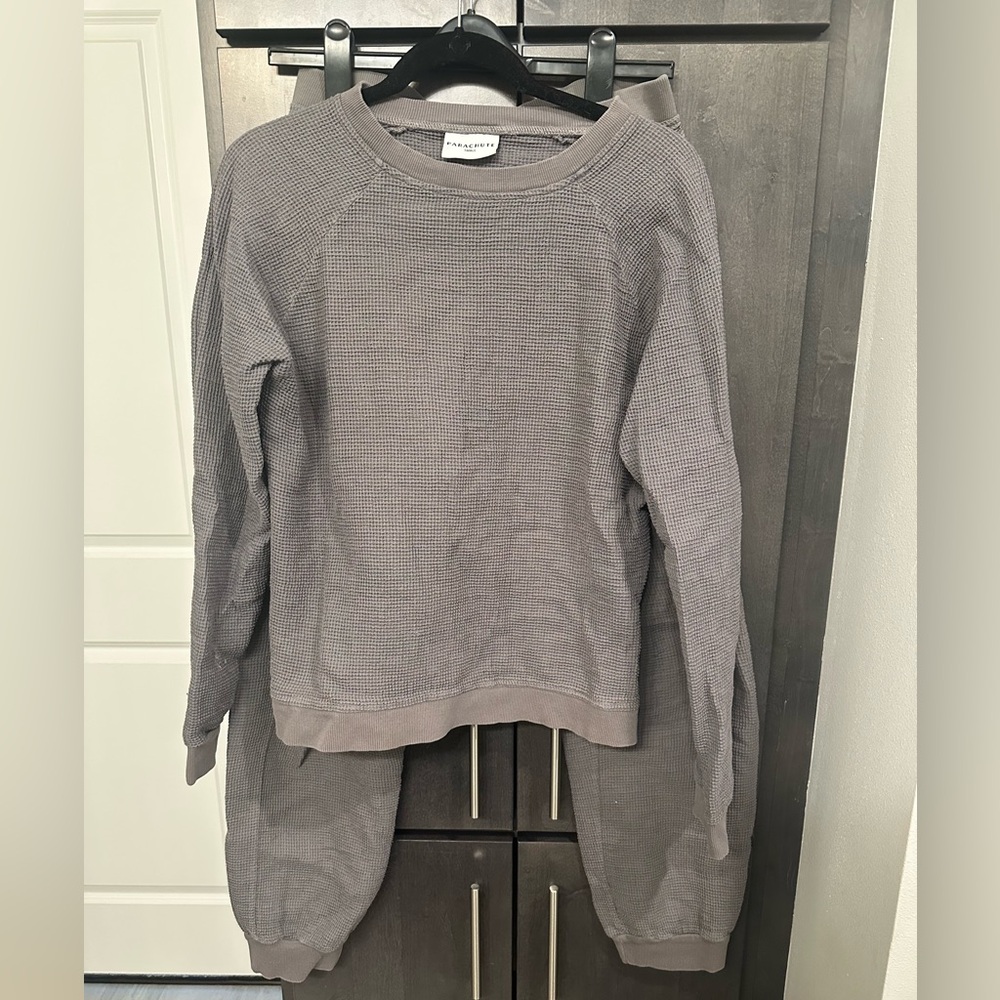 Parachute Waffle Lounge Set Gray size Small